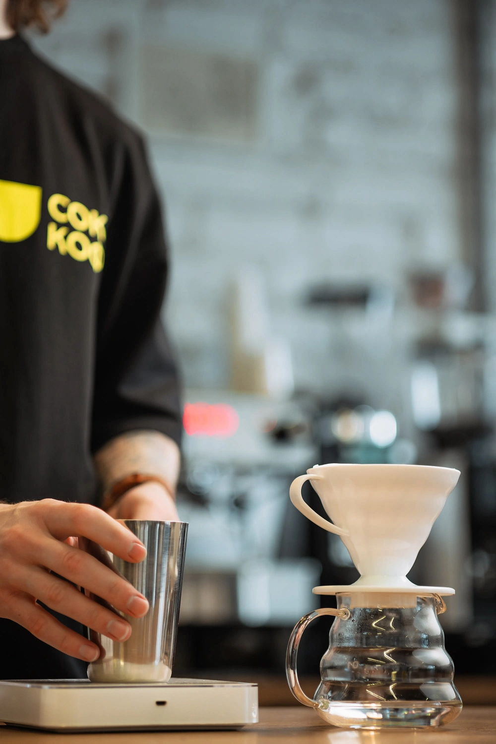 Как приготовить кофе в воронке?