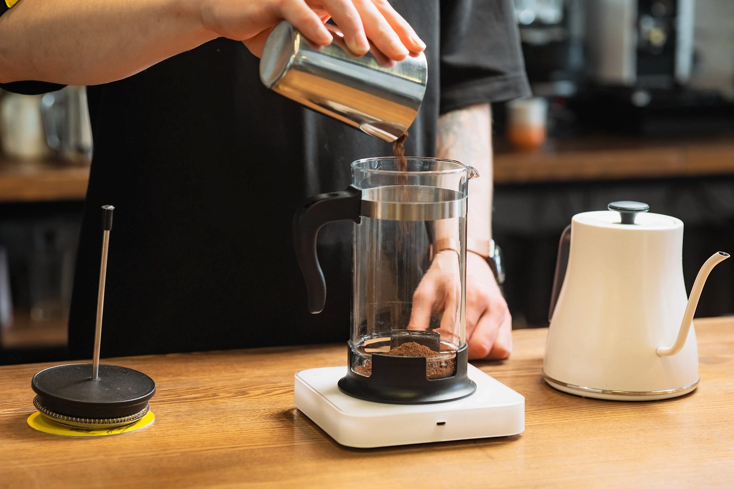 Как приготовить кофе во френч-прессе?