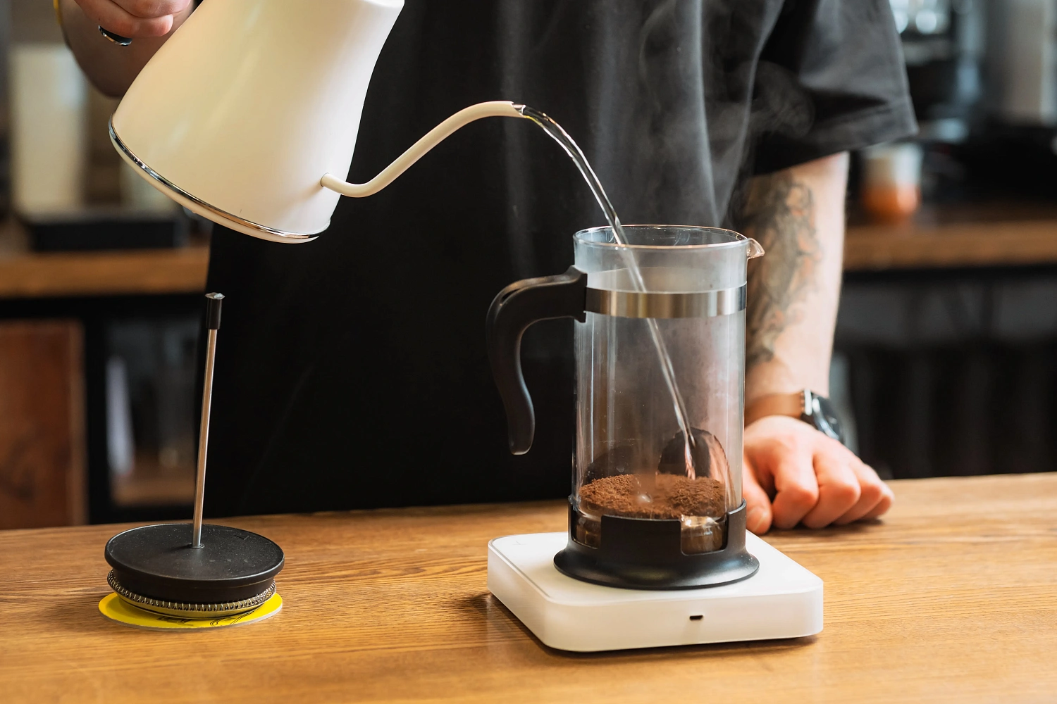 Как приготовить кофе во френч-прессе?