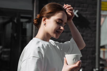 Керамический чашка белая СОК 250 мл