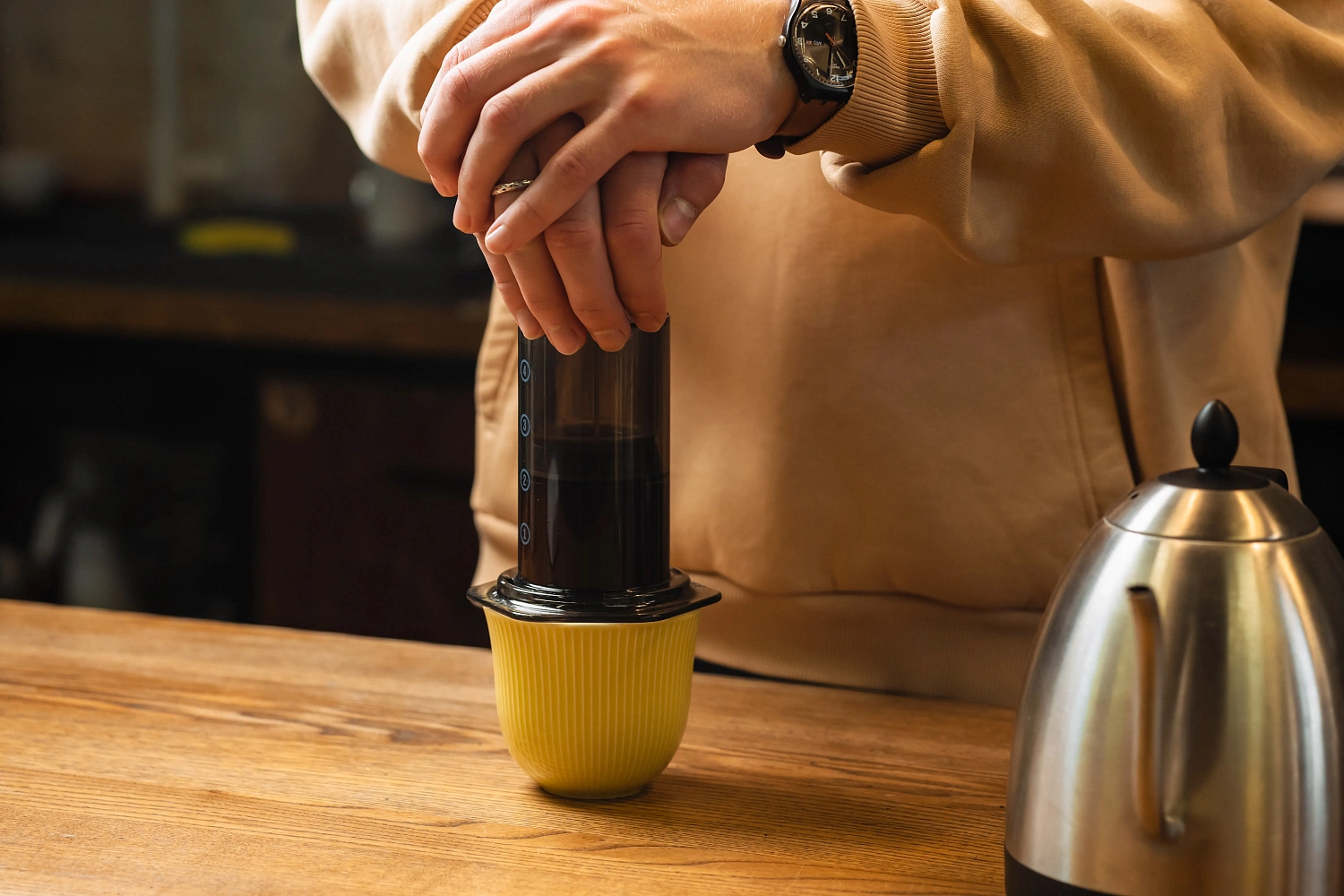 Как приготовить кофе в аэропрессе?